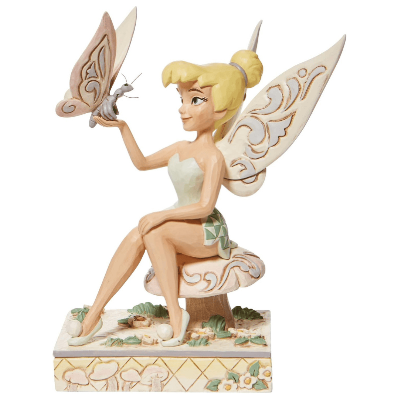Disney Traditions Passionate Pixie - White Woodland Tinker Bell Figurine 6008994
