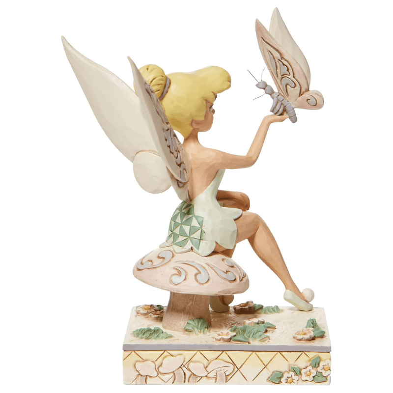 Disney Traditions Passionate Pixie - White Woodland Tinker Bell Figurine 6008994