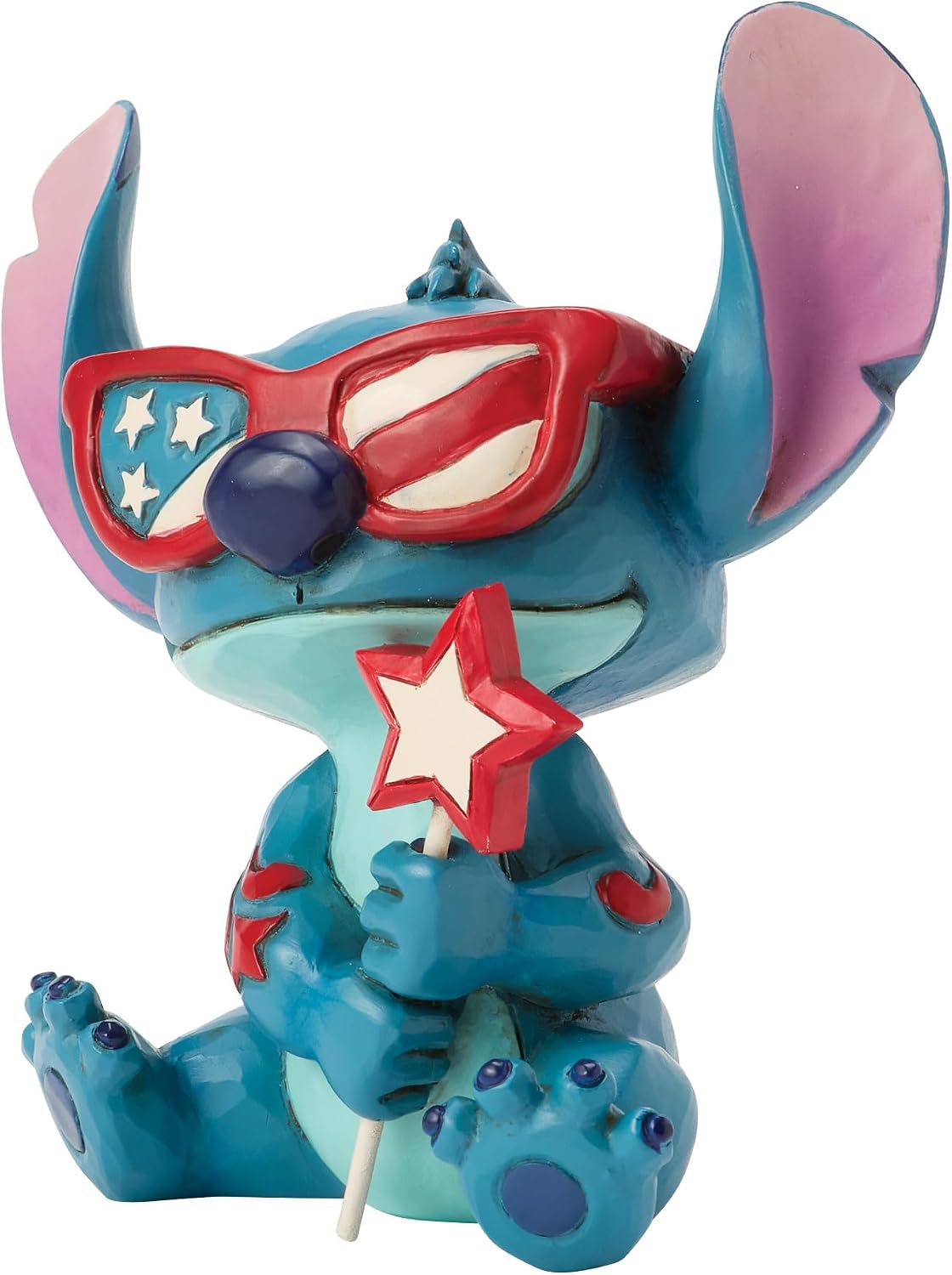 Disney Traditions Patriotic Stitch Figurine By Jim Shore