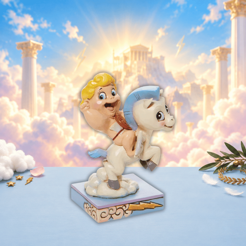 Disney Traditions ヘラクレス ペガサス フィギュア Disney Traditions Pegasus And Hercules 'Friends Take Flight