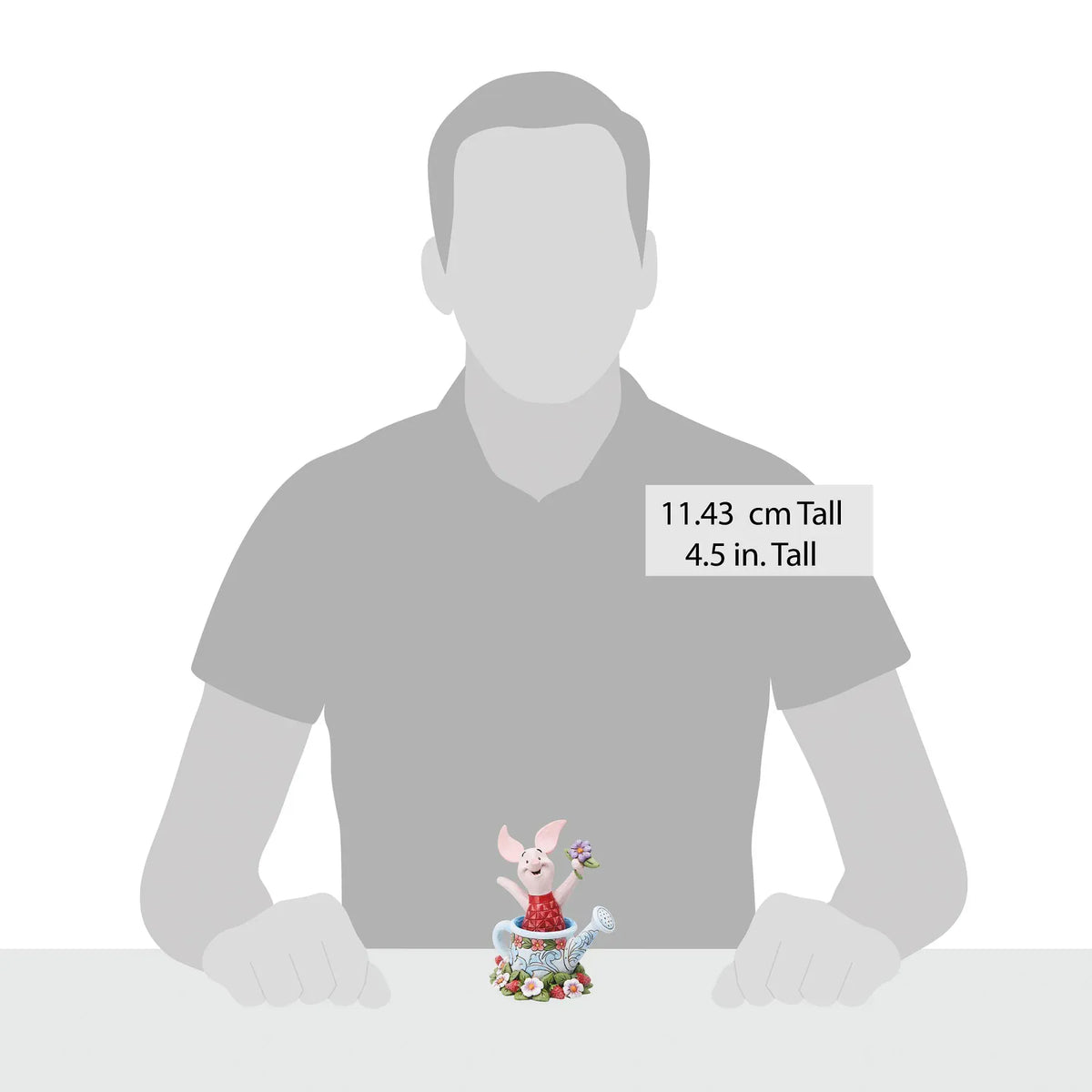 Disney Traditions Piglet in Watering Can Figurine 6014320