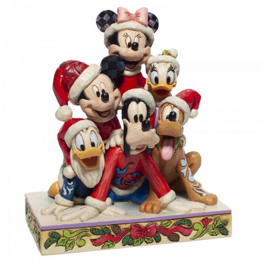 Disney Traditions Piled High with Holiday Cheer - Mickey and friends Figurine 6007063