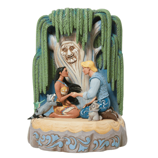 Disney Traditions Pocahontas Carved by Heart Figurine By Jim Shore 6011925