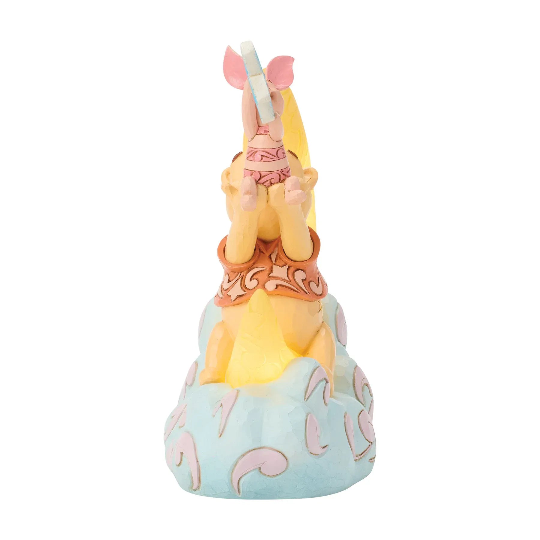 Disney Traditions Pooh and Piglet LED Moon Figurine by Jim Shore