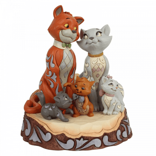 Disney Traditions Pride and Joy - Carved by Heart Aristocats Figurine 6007057