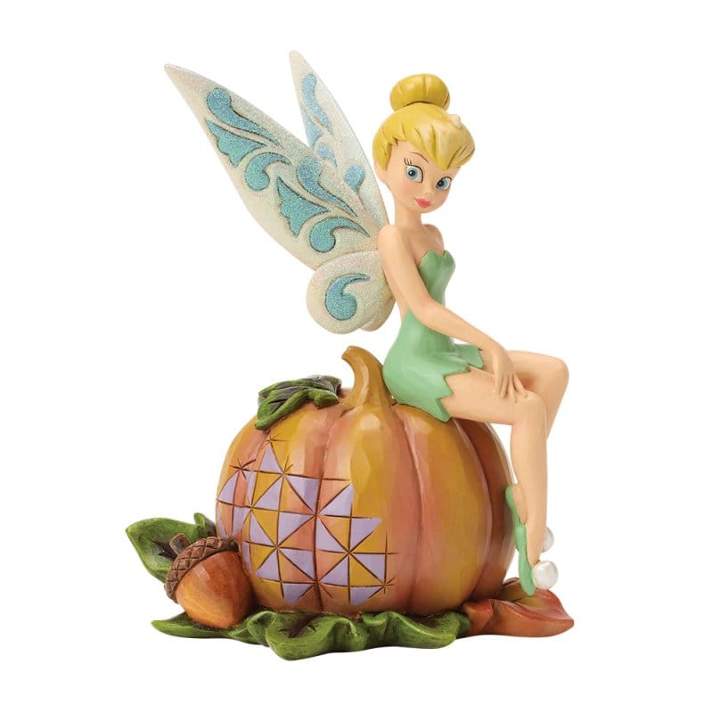 Disney Traditions Pumpkin Patch Pixie (Tinkerbell on Pumpkin) Figurine By Jim Shore 6017943