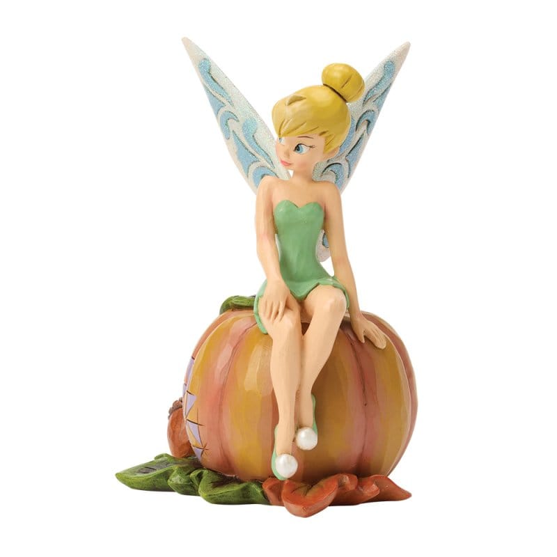 Disney Traditions Pumpkin Patch Pixie (Tinkerbell on Pumpkin) Figurine By Jim Shore 6017943
