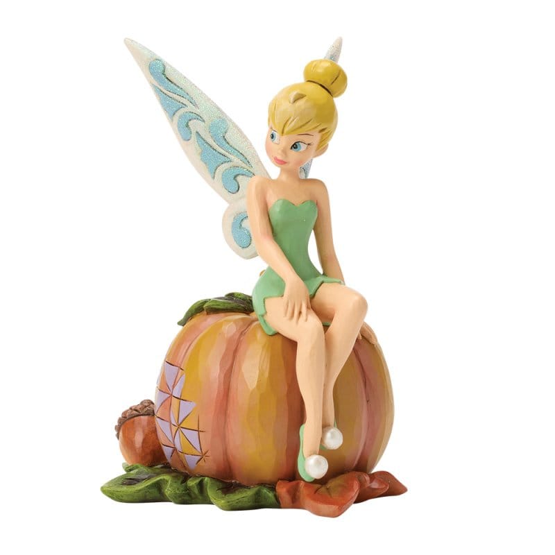Disney Traditions Pumpkin Patch Pixie (Tinkerbell on Pumpkin) Figurine By Jim Shore 6017943