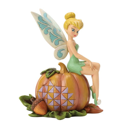 Disney Traditions Pumpkin Patch Pixie (Tinkerbell on Pumpkin) Figurine By Jim Shore 6017943