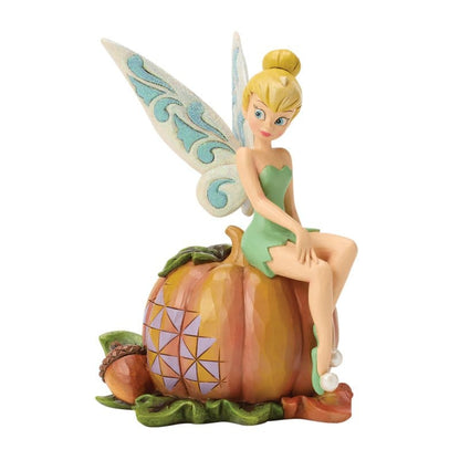 Disney Traditions Pumpkin Patch Pixie (Tinkerbell on Pumpkin) Figurine By Jim Shore 6017943
