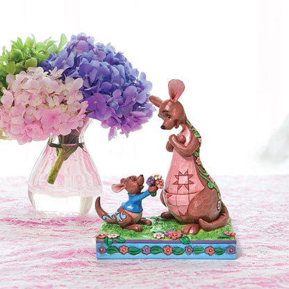 Disney Traditions Roo Giving Kanga Flowers Figurine by Jim Shore 6010102