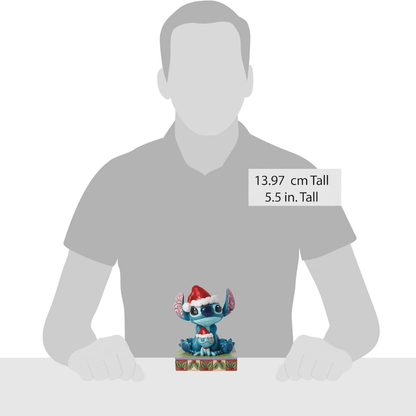 Disney Traditions Santa Stitch and Scrump Figurine by Jim Shore