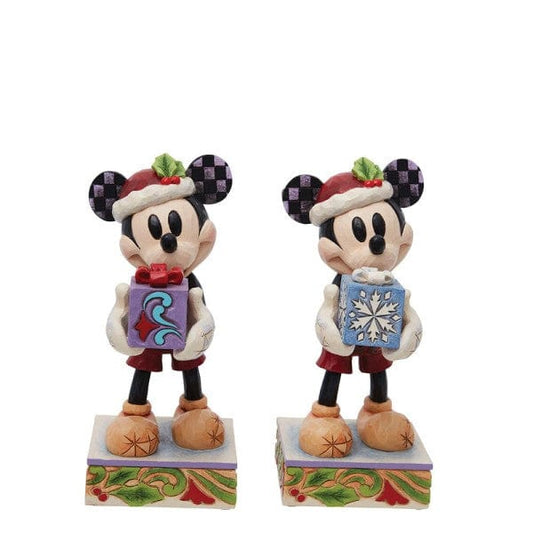 Disney Traditions Secret Santa Mickey Mouse With Gift Christmas Figurine by Jim Shore 6013060