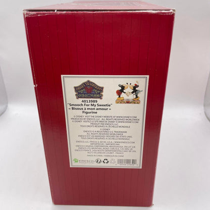 Disney Traditions Smooch For My Sweetie Mickey & Minnie Figurine Signed by Jim Shore 4013989