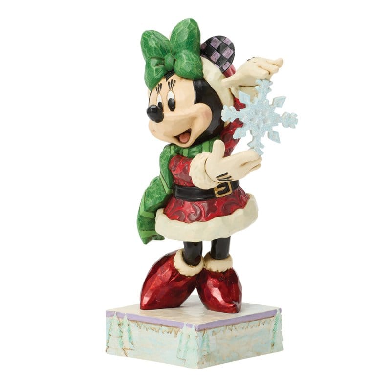Disney Traditions Snow Unique (Minnie with Snowflake) Figurine By Jim Shore 6018710