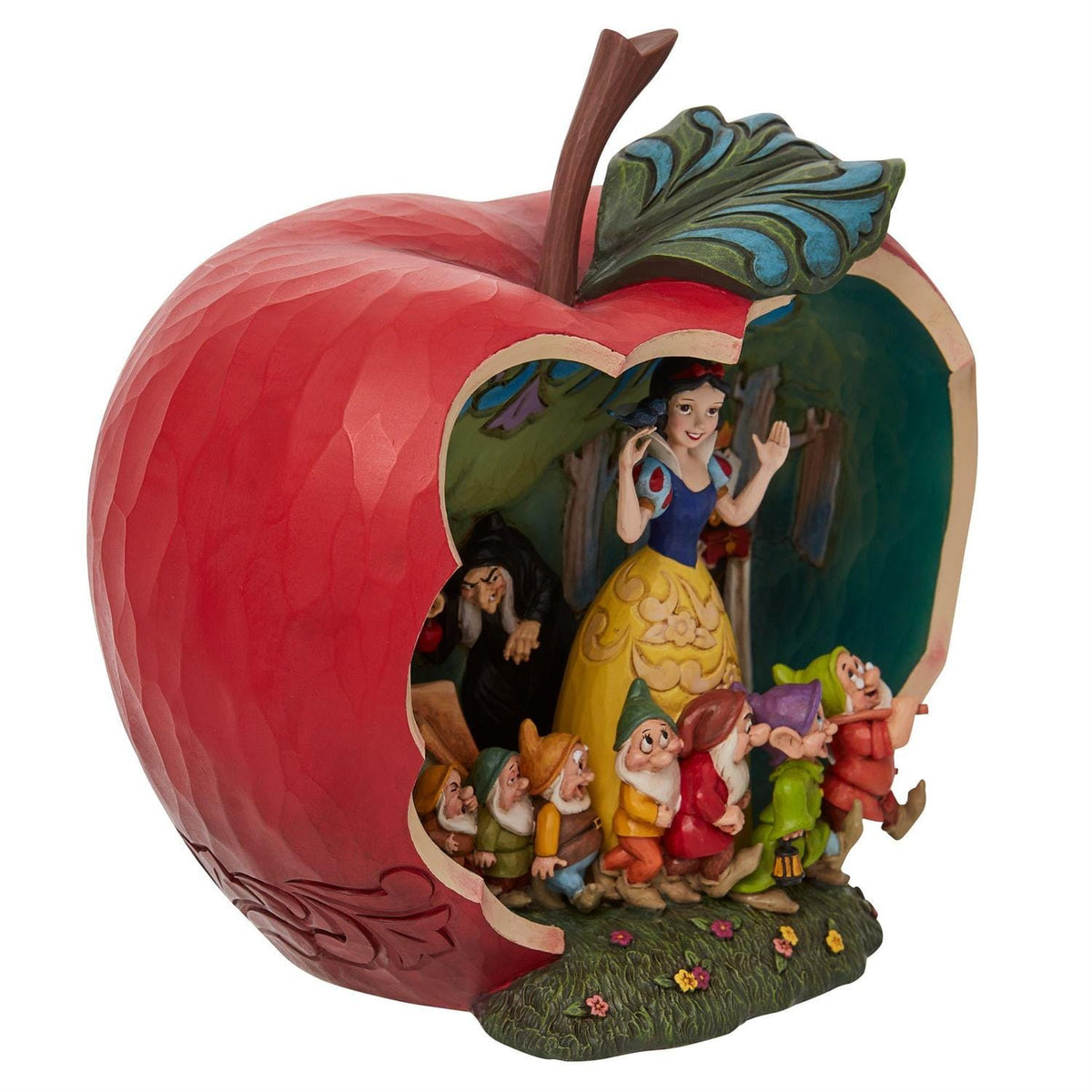Disney Traditions Snow White Apple Scene Masterpiece Figurine By Jim Shore 6010881