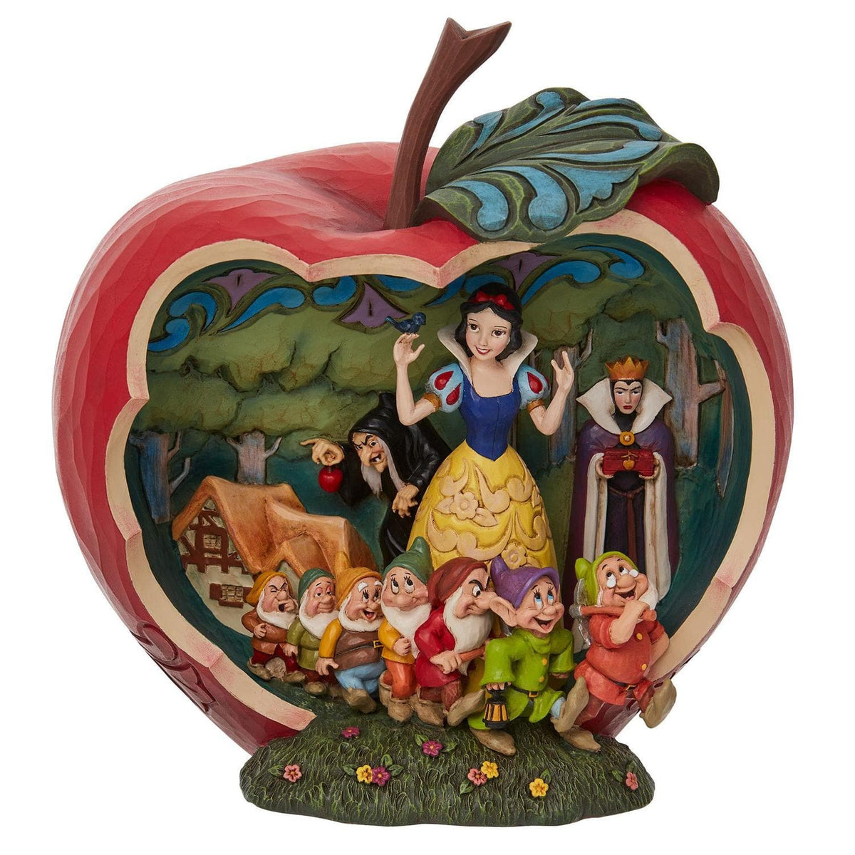 Disney Traditions Snow White Apple Scene Masterpiece Figurine By Jim Shore 6010881