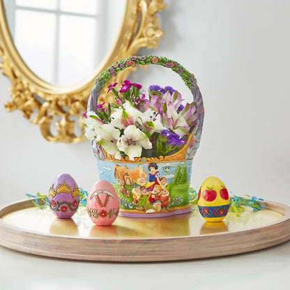 Disney Traditions Snow White Basket Figurine By Jim Shore