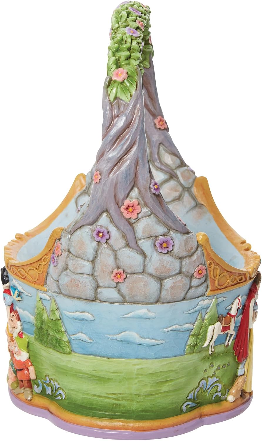 Disney Traditions Snow White Basket Figurine By Jim Shore
