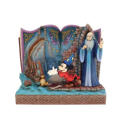 Disney Traditions Sorcerer Mickey Storybook Figurine By Jim Shore 6010883