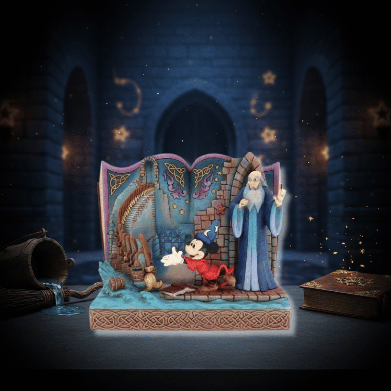 Disney Traditions Sorcerer Mickey Storybook Figurine By Jim Shore 6010883