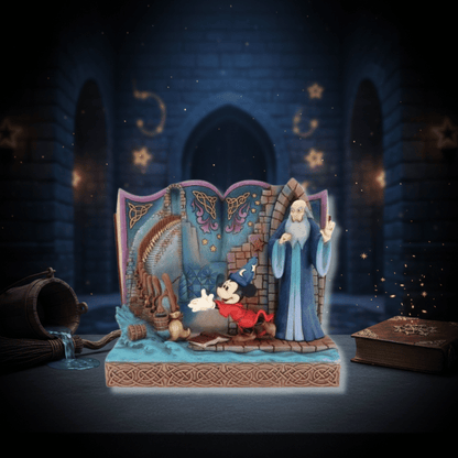 Disney Traditions Sorcerer Mickey Storybook Figurine By Jim Shore 6010883