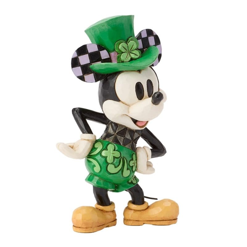 Disney Traditions St Patrick's Mickey Mouse Mini Figurine by Jim Shore