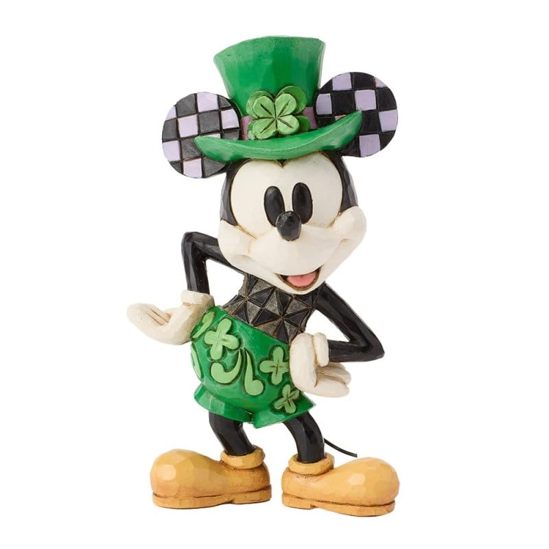 Disney Traditions St Patrick's Mickey Mouse Mini Figurine by Jim Shore