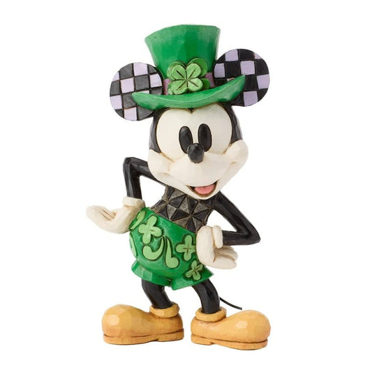 Disney Traditions St Patrick's Mickey Mouse Mini Figurine by Jim Shore