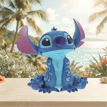 Disney Traditions Stitch Big Trouble Statement Figurine by Jim Shore 6000971