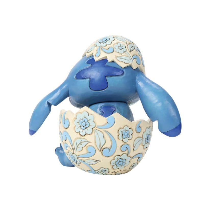 Disney Traditions Stitch Egg With Chicks Lilo & Stitch Figurine By Jim Shore