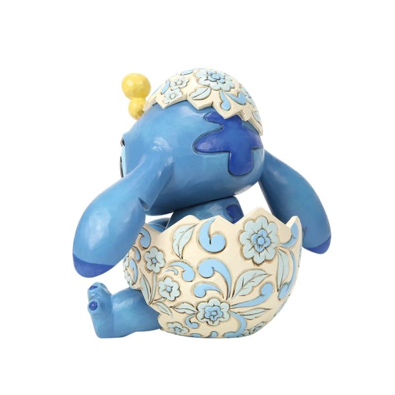 Disney Traditions Stitch Egg With Chicks Lilo & Stitch Figurine By Jim Shore