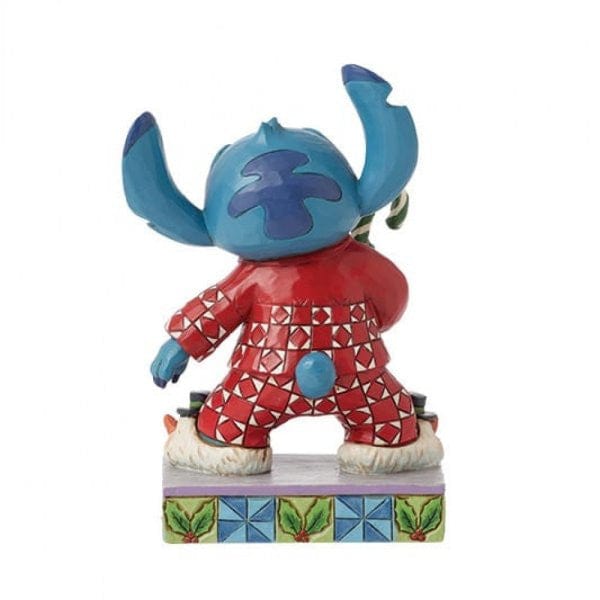 Disney Traditions Stitch in Christmas PJs Figurine by Jim Shore 6015008