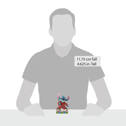 Disney Traditions Stitch in Christmas PJs Figurine by Jim Shore 6015008