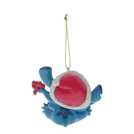 Disney Traditions Stitch Unwrapping Christmas Gift Hanging Ornament By Jim Shore 6017545