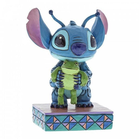 Disney Traditions Strange Life-Forms - Stitch with Frog Figurine 4059741
