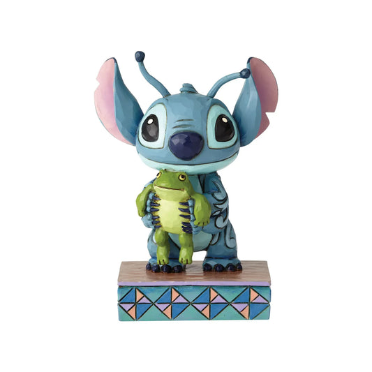 Disney Traditions Strange Life-Forms - Stitch with Frog Figurine 4059741