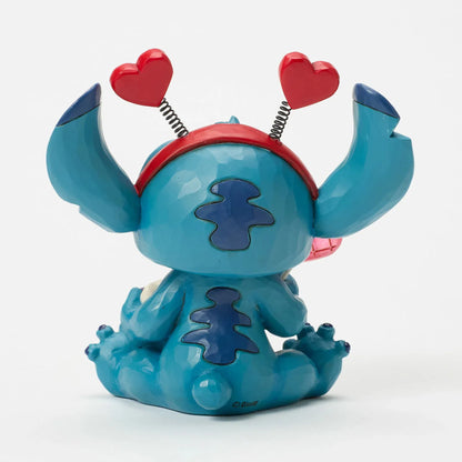 Disney Traditions Sucker For Love Stitch Valentines Figurine By Jim Shore
