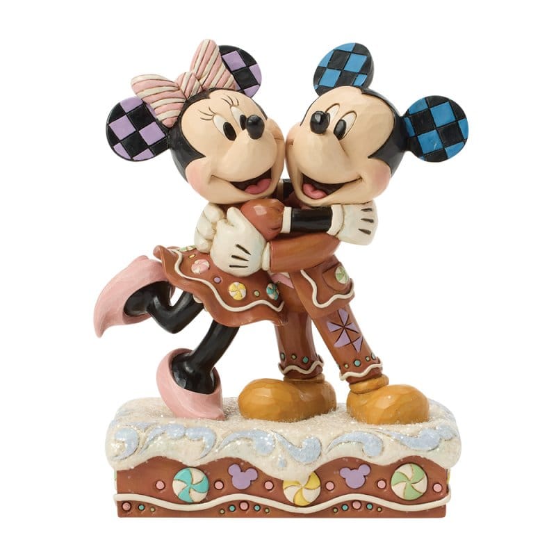 Disney Traditions Sugarcoated Sweethearts (Mickey and Minnie Gingerbread) Figurine By Jim Shore 06018705