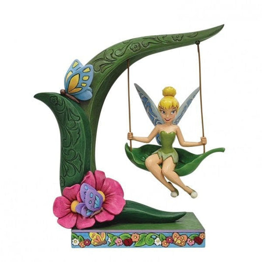 Disney Traditions Suspended in Springtime Music (Tinker Bell on Swing Figurine) By Jim Shore 6016336 Disney Traditions Suspended in Springtime Music (Tinker Bell on Swing Figurine) By Jim Shore 6016336