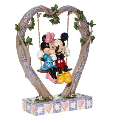 Disney Traditions Sweethearts in Swing (Mickey & Minnie on Swing) Figurine By Jim Shore 6008328