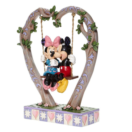 Disney Traditions Sweethearts in Swing (Mickey & Minnie on Swing) Figurine By Jim Shore 6008328