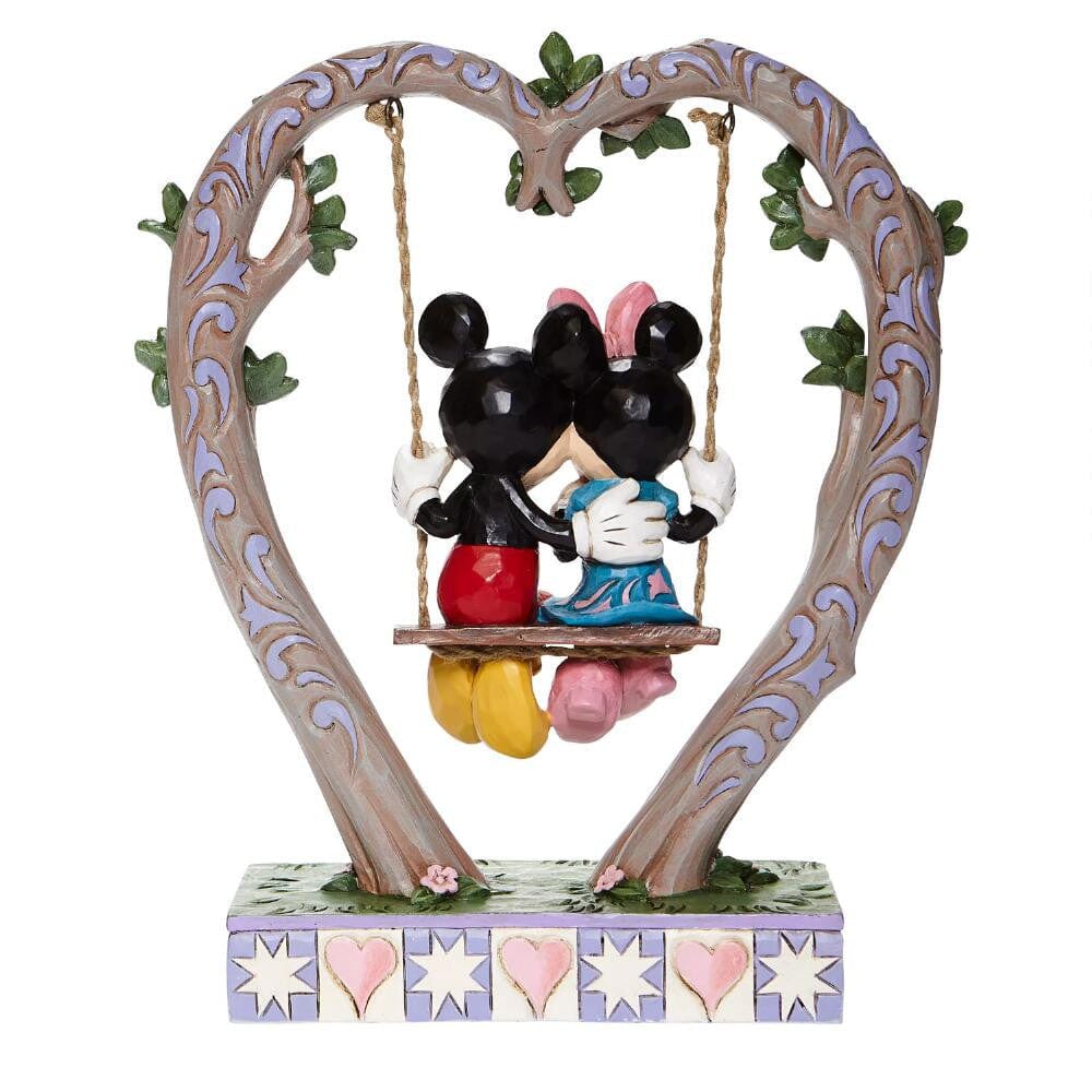 Disney Traditions Sweethearts in Swing (Mickey & Minnie on Swing) Figurine By Jim Shore 6008328