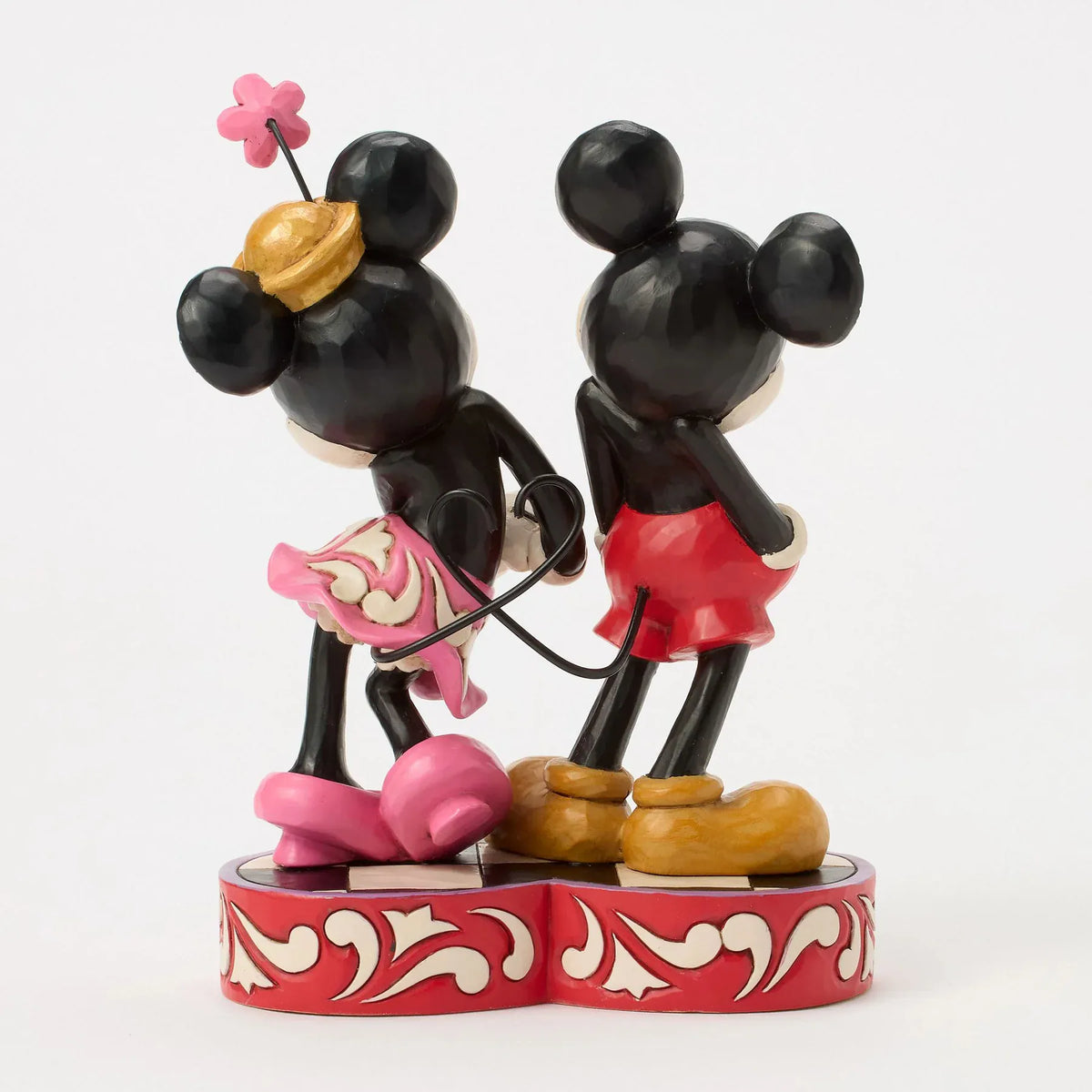 Disney Traditions Tails of True Love Mickey & Minnie Love Figurine By Jim Shore