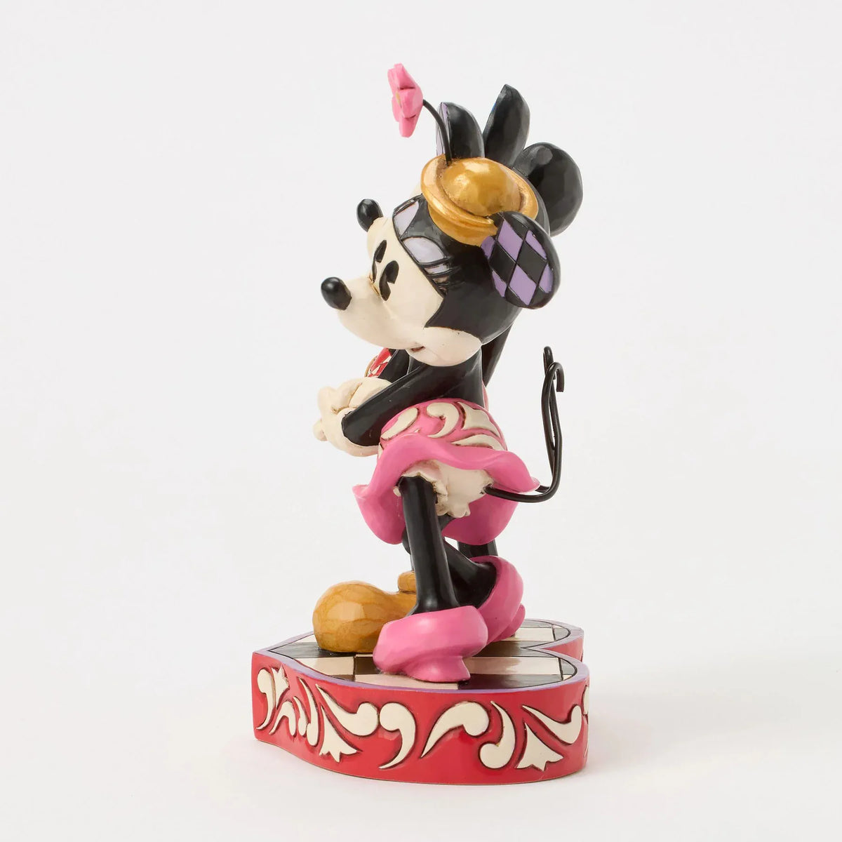 Disney Traditions Tails of True Love Mickey & Minnie Love Figurine By Jim Shore