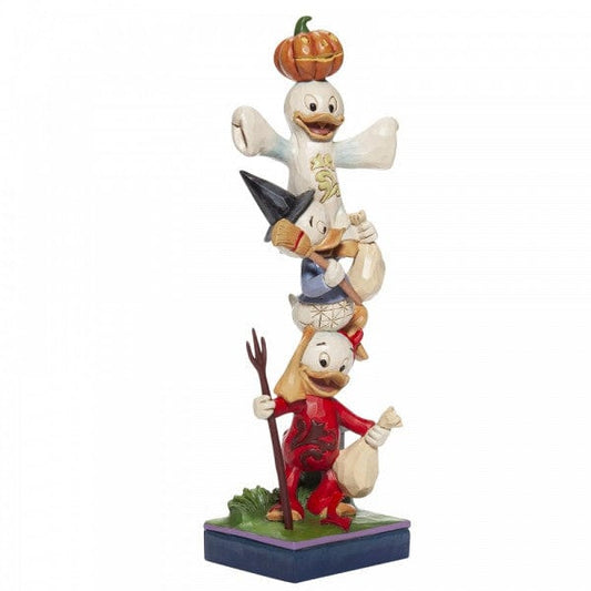 Disney Traditions Teetering Trick-or-Treaters - Stacked Huey, Dewey and Louie Figurine 6007079 Disney Traditions Teetering Trick-or-Treaters - Stacked Huey, Dewey and Louie Figurine 6007079