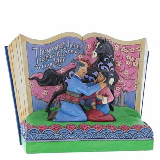 Disney Traditions The Greatest Honor is You as a Daughter - Storybook Mulan Figurine 4059729 Disney Traditions The Greatest Honor is You as a Daughter - Storybook Mulan Figurine 4059729
