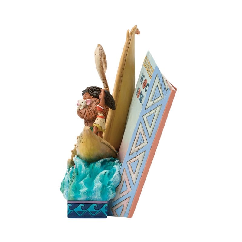 Disney Traditions The Ocean Chose Me (Moana Storybook) Figurine by Jim Shore