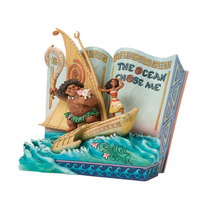 Disney Traditions The Ocean Chose Me (Moana Storybook) Figurine by Jim Shore