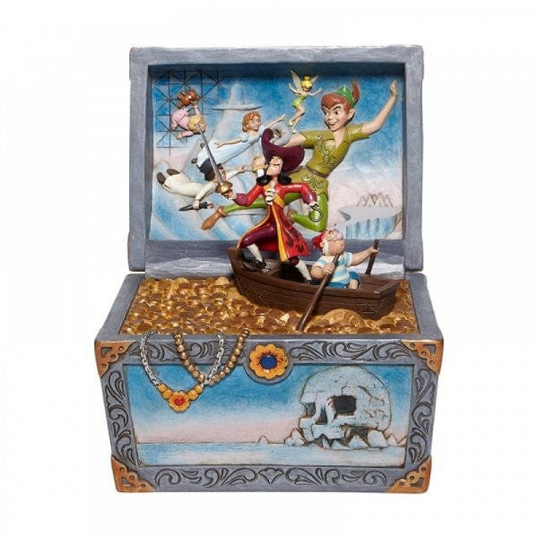 Disney Traditions Treasure strewn Tableau - Peter Pan Flying Scene Figurine 6008063